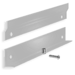 Montageset 260mm vlakke wand - ProRail - Stationsborden