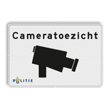 Verkeersbord cameratoezicht in huisstijl - BP03a