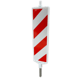 Balise verticale réfléchissante - la1 + lb1 - Rouge/blanc