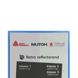 Verwijsbord object (blauw) - met 1 pictogram, 1 regel tekst en pijl