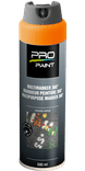 Aérosol de marquage au sol orange fluorescent - Buse 360° - 500ml