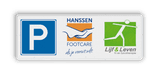 Parkeerplaats bord reflecterend - Met eigen logo / ontwerp