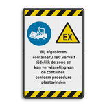 Verkeersbord DOR rechthoek 3:2 reflecterend + eigen ontwerp/opdruk
