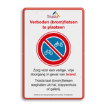 Verkeersbord DOR rechthoek 3:2 reflecterend + eigen ontwerp/opdruk