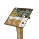 Montageframe t.b.v. Informatiebord - type Lessenaar H01