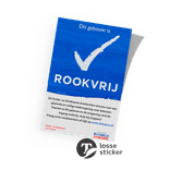 Sticker reflecterend - Rookvrije Generatie + logo
