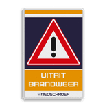Haltebord - Nedschroef met icoon