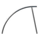 Fahrradbügel Stahl Ø48 mm 1400x850 mm anthrazitgrau