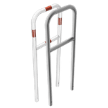 Fahrradanlehnbügel aus Stahl 500 x 1400 mm zum Einbetonieren