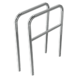 Appui vélo en acier inoxydable à sceller – 800 x 1200 mm