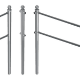 Raccord orientable Ø 33,7 mm pour garde-corps modulable TS60