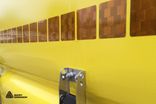 Contourmarkering geel - 50x50mm stickers - op rol 12,5 of 50 meter