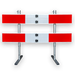 Afzethek klapbaar compleet - 150cm - klasse 3 rood/wit