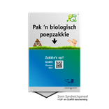 Informatiebord GEPP 240x370mm met eigen ontwerp/opdruk