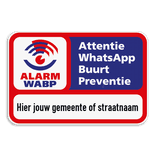 WABP informatiebord 3x2 met eigen tekst