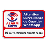 SQWA panneau information 3x2 avec votre texte