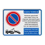 Parkeerverbod eigen terrein - Aansprakelijkheid - Artikel 461