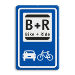Informatiebord BIKE & RIDE