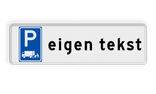 Parkeerbord expeditie voor laden en/of lossen