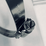 RVS klembanden met variabele diameter (set 2 stuks)