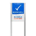 Portaalsysteem voor Rookvrij terrein - standaard informatiebord