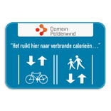 Informatiebord 3:2 reflecterend met je eigen opdruk