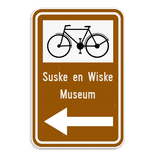 Verkeersbord SB250 F34c2 - Aanduiding naar een toeristische bestemming