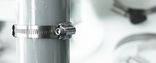RVS klembanden - Anti-diefstal tam-torque - Variabele diameter (set 2 stuks)