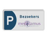 Verkeersbord DOR rechthoek 2:1 reflecterend +  eigen ontwerp/opdruk