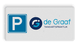 Parkeerplaats bord met logo / eigen ontwerp - reflecterend