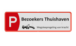 Parkeerplaats bord reflecterend - Met eigen logo / ontwerp