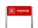 Parkeerplaatsbord type TS - met logo en/of eigen ontwerp - reflecterend