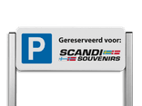 Parkeerplaatsbord type TS - met logo en/of eigen ontwerp - reflecterend