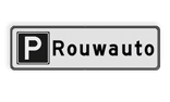 Parkeerplaatsbord Parkeren Rouwauto