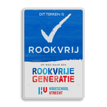 Informatiebord Rookvrije Generatie met eigen logo