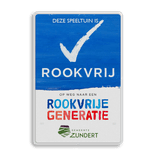 Informatiebord Rookvrije Generatie met eigen logo