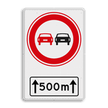 Verkeersbord RVV F01OB411 met ondertekst