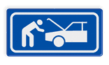 Verkeersbord RVV BB06 - Vluchthaven / pechstrook