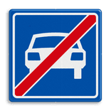 Verkeersbord RVV G04 - Einde autoweg