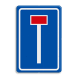 Verkeersbord RVV L08 - Doodlopende weg