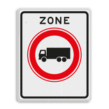 Verkeersbord RVV C07zb - zone - Gesloten voor vrachtauto's