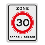 Verkeersbord RVV A0130zb met tekst