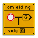 Omleidingsbord - Speciaal ontwerp