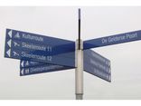 Verwijsbord kokerprofiel reflecterend + eigen opdruk