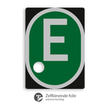 Sticker t.b.v. LAE borden -  545x750mm - Reflecterend