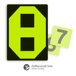 Tijdelijk snelheidsbord - RS 325b - 555x760mm - Reflecterend en met magnetisch vlak