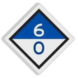 Treinlengtebord - RS 304c - Reflecterend