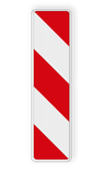 Geleide baak 200x800mm - LINKS - Reflecterend