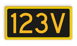 Seinnummerbord voorsein - RS - 400x200mm - Reflecterend