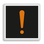 Attentiebord Lichtsein buiten dienst - RS 350 - 500x500mm - Reflecterend